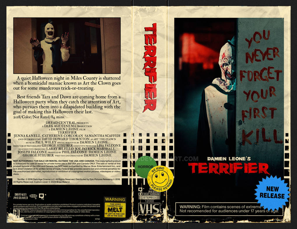 Terrifier 1 VHS by 13Clerk13 on DeviantArt