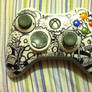 Custom xbox 360 controller, doodle style