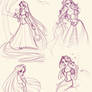 Rapunzel sketches
