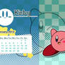 Kirby 2012 Calendar - February