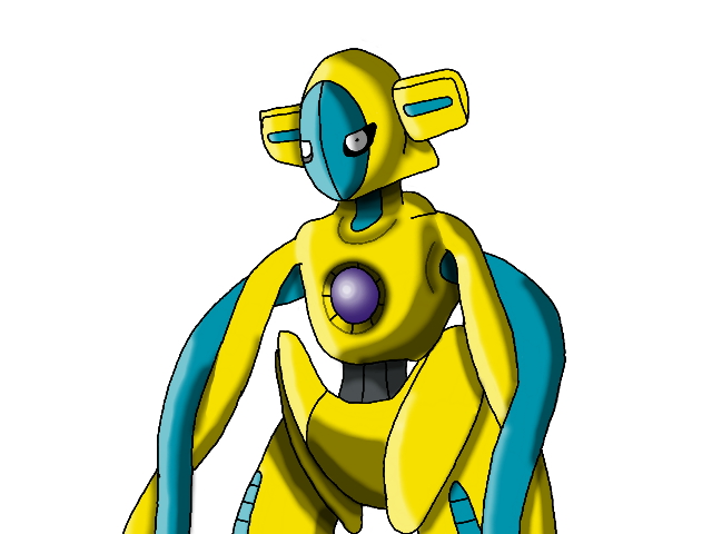 alternative-pokemon-art: Artist Shiny Deoxys by request.