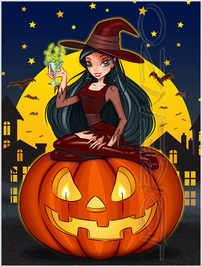 Halloween Witch Night