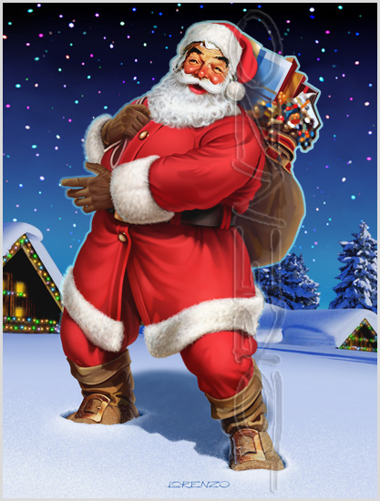 Classic Santa by LorenzoDiMauro on DeviantArt