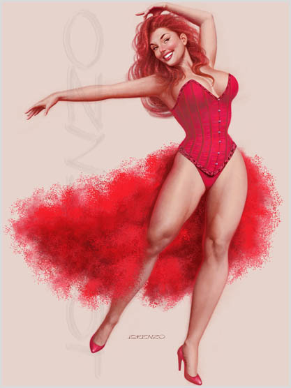 Burlesque In Red