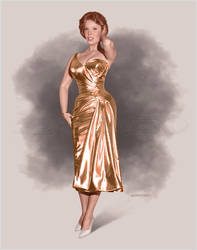 The Girl With The Golden Dress