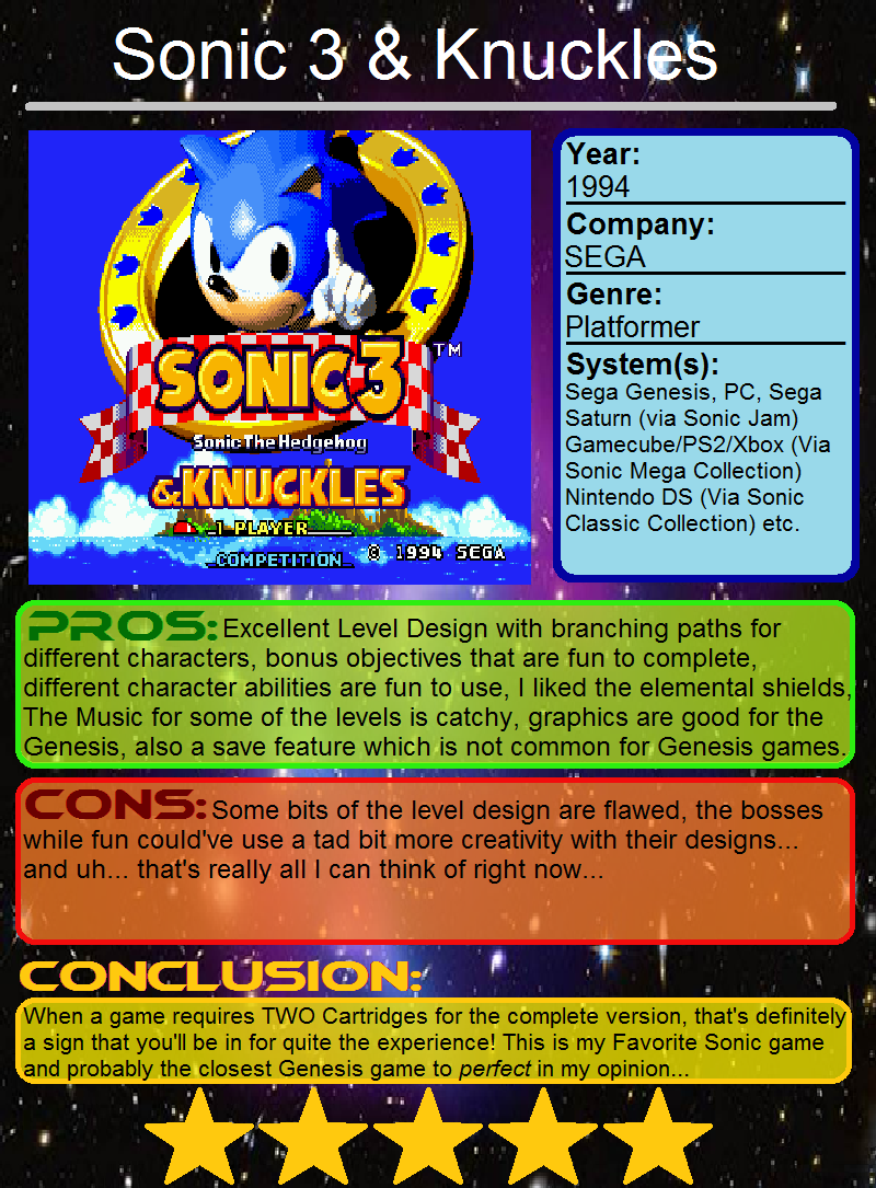 Quick Review: Sonic 3  Knuckles