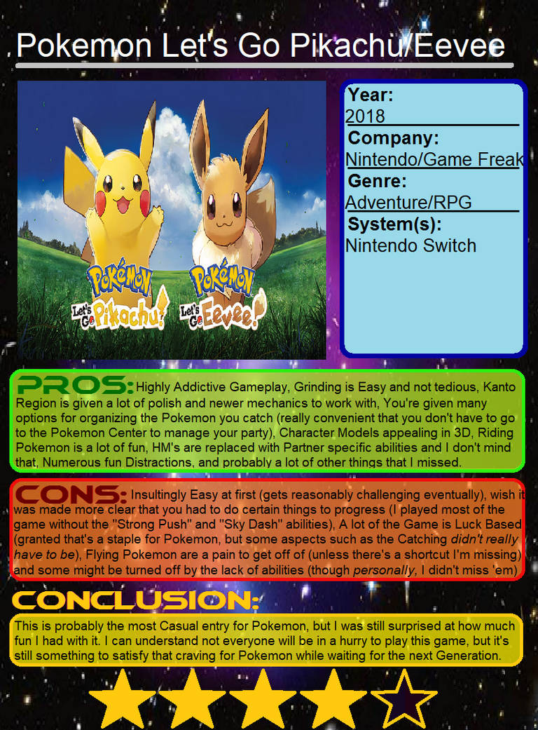 Quick Review Pokemon Lets Go Pikachueevee By Jimation Aka