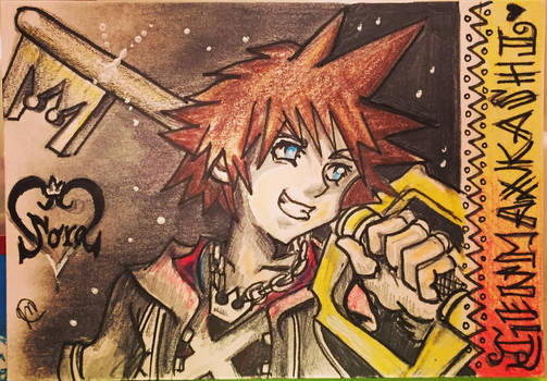 Kingdom Hearts Sora Trading Card