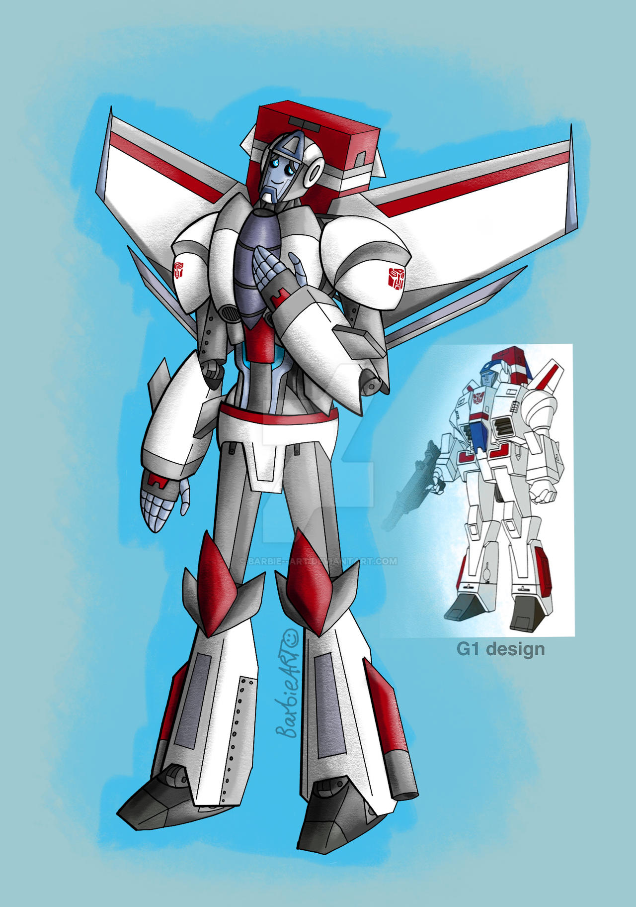 Tfp Jetstream Skyfire (aka Jetfire) TFP style by barbie--art on DeviantArt