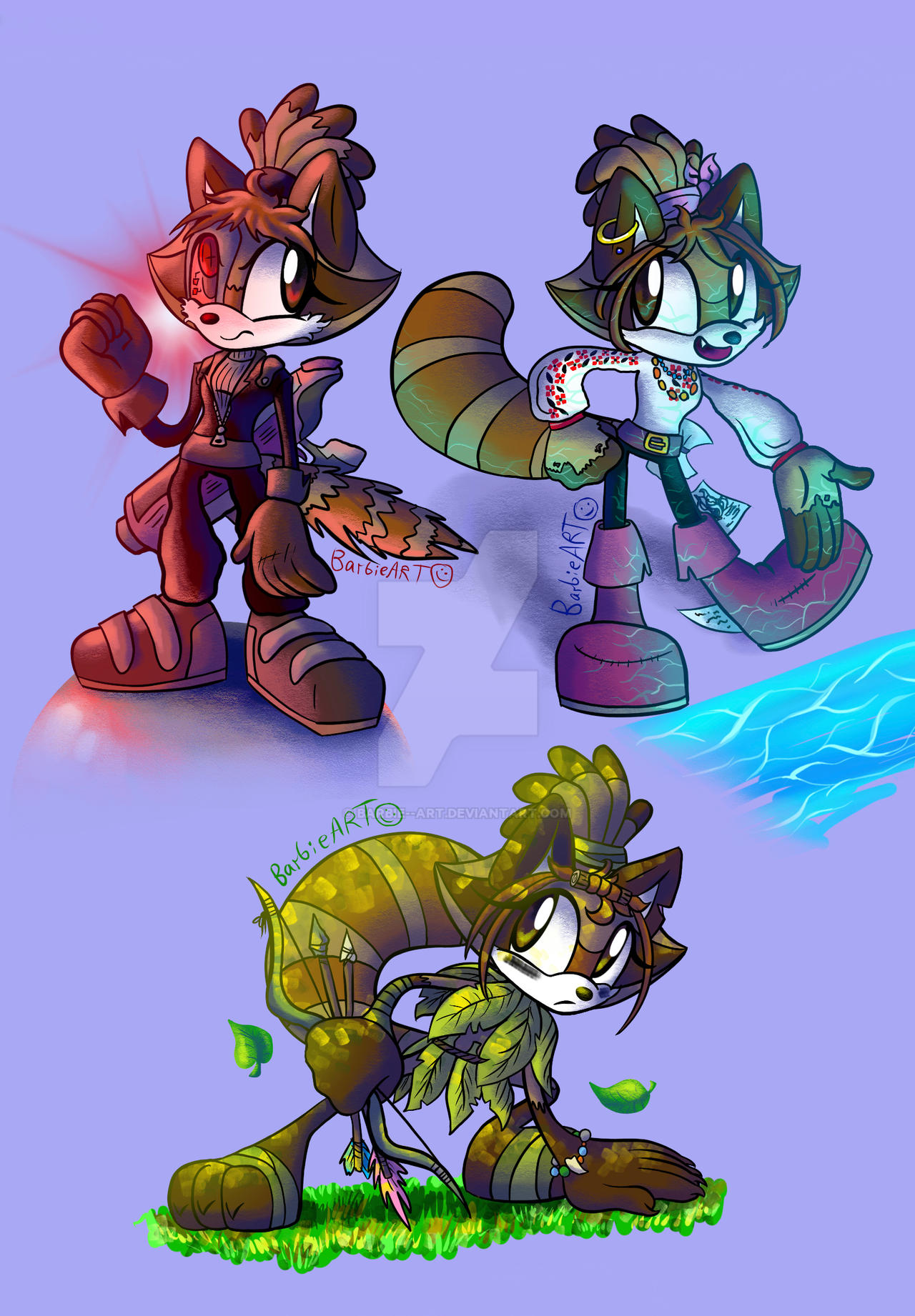 Shatterverse raccoon (Sonic Prime spoilers ahead) by barbie--art on ...