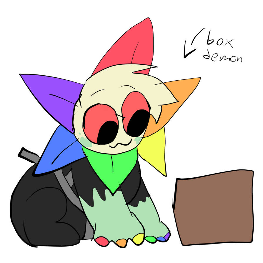 I am the box demon by Ella-the-fox on DeviantArt