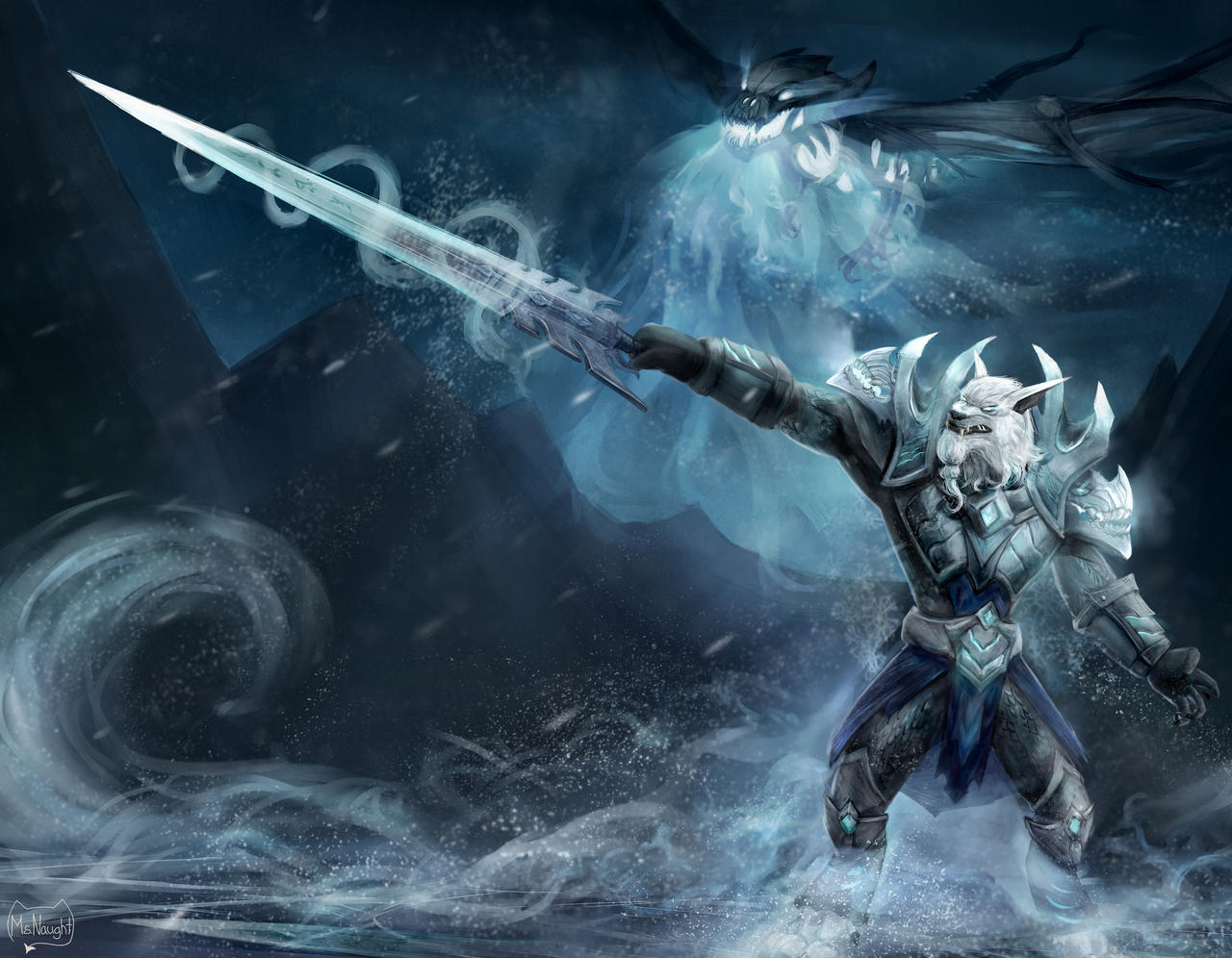 Frost Death Knight Worgen Fanart By MsNaught On DeviantArt frost-death-knight-worgen-fanart-by-msnaught-on-deviantart