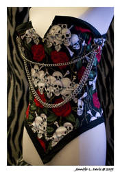 Skulls Corset