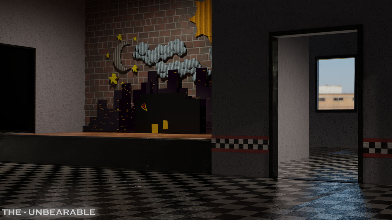 nonezer on X: in case you wonder here's the fnaf 1 map. #c4d