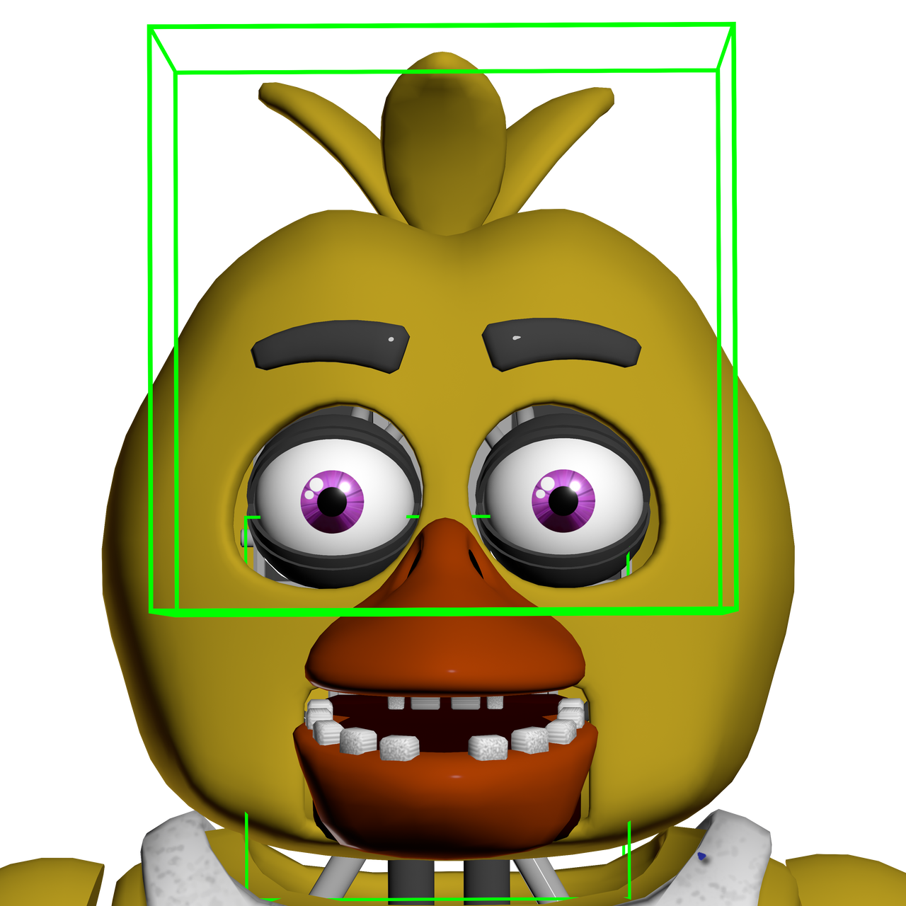 Withered Chica Character Render by TheUnbearable101 on DeviantArt