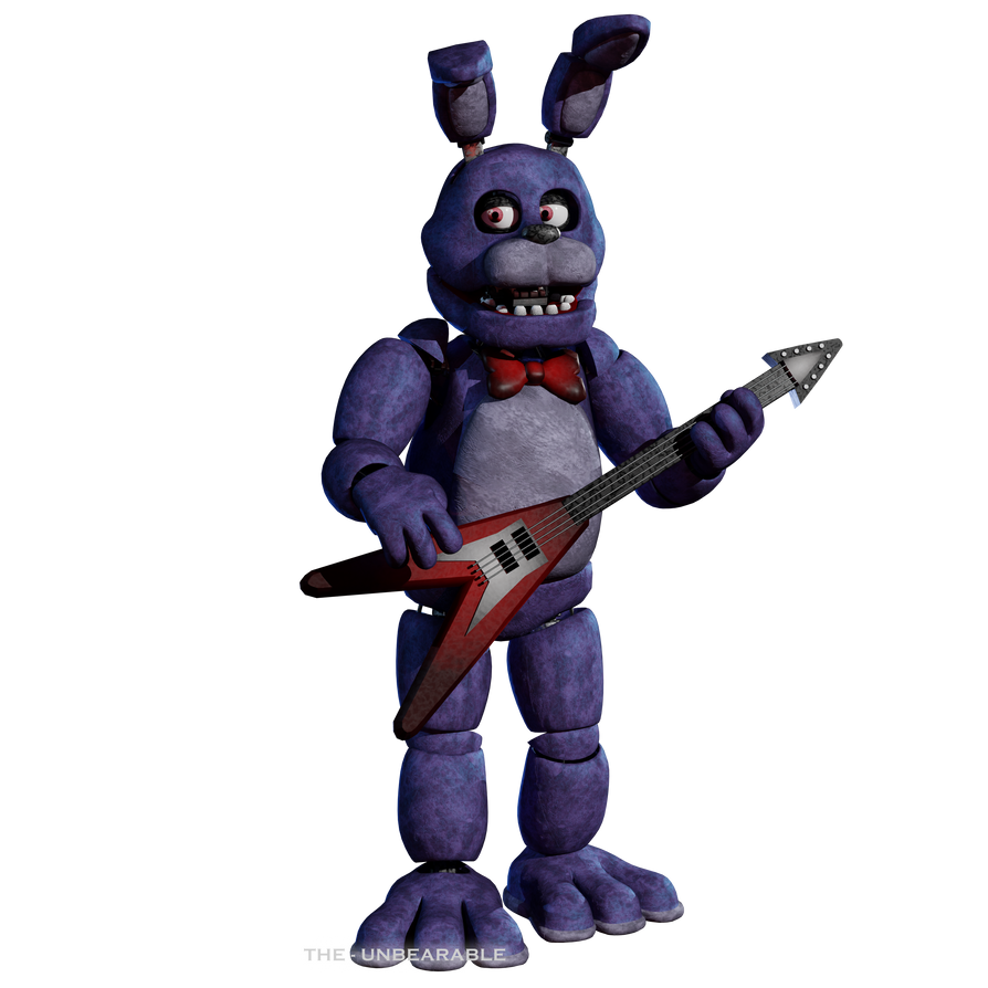 Bonnie Character Render by TheUnbearable101 on DeviantArt