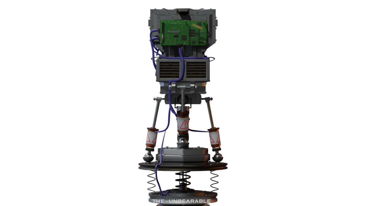 Realistic Endoskeleton Model WIP 1 Back by TheUnbearable101 on DeviantArt