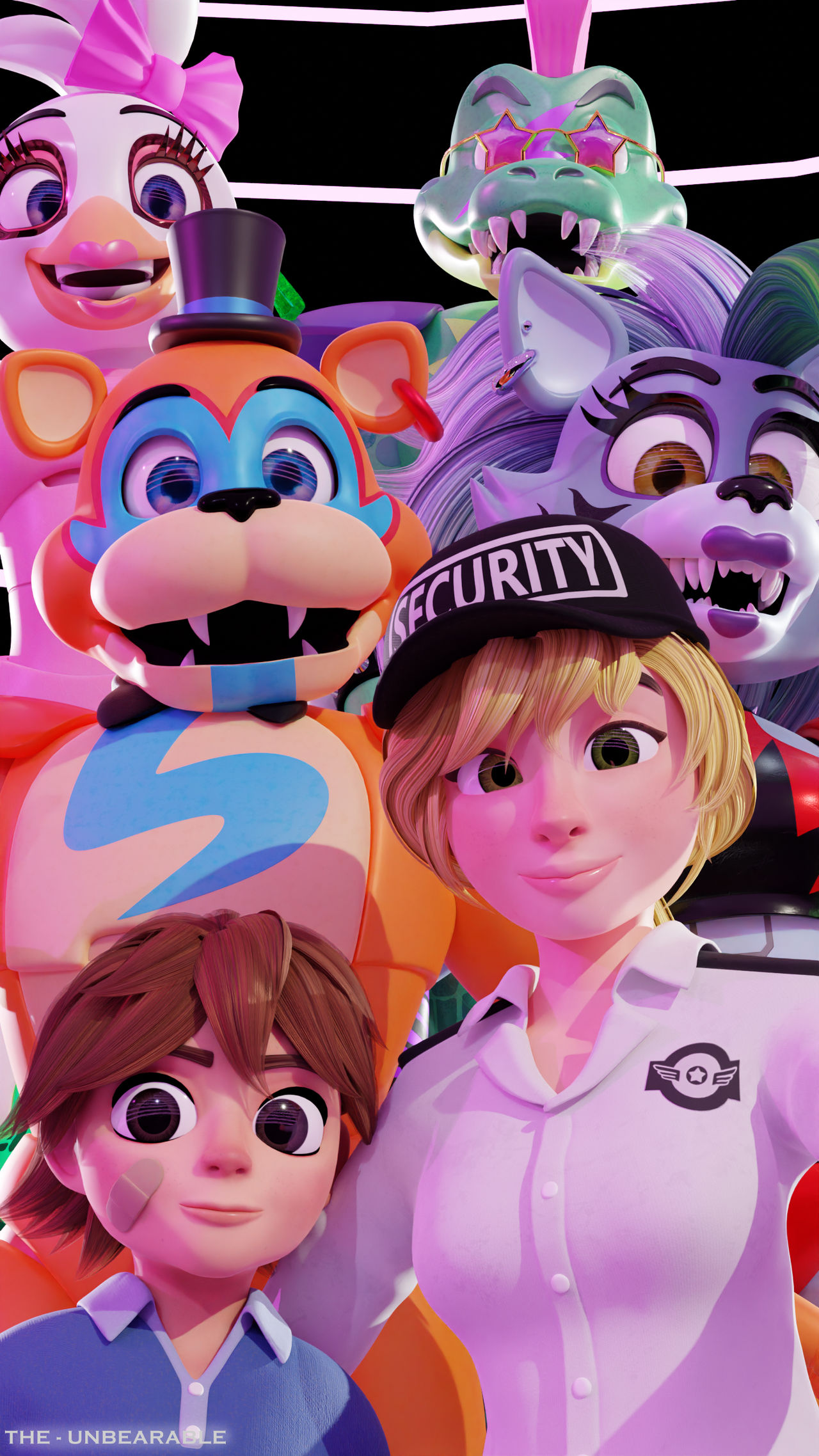 Tomicoo FNAF Security Breach Gang Photo by TheUnbearable101 on DeviantArt