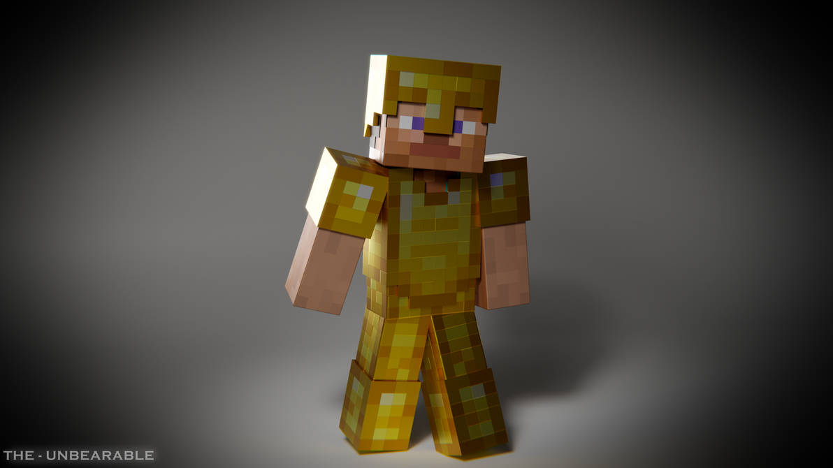 Steve Model Showcase Front Gold Armor By TheUnbearable101 On DeviantArt steve-model-showcase-front-gold-armor-by-theunbearable101-on-deviantart
