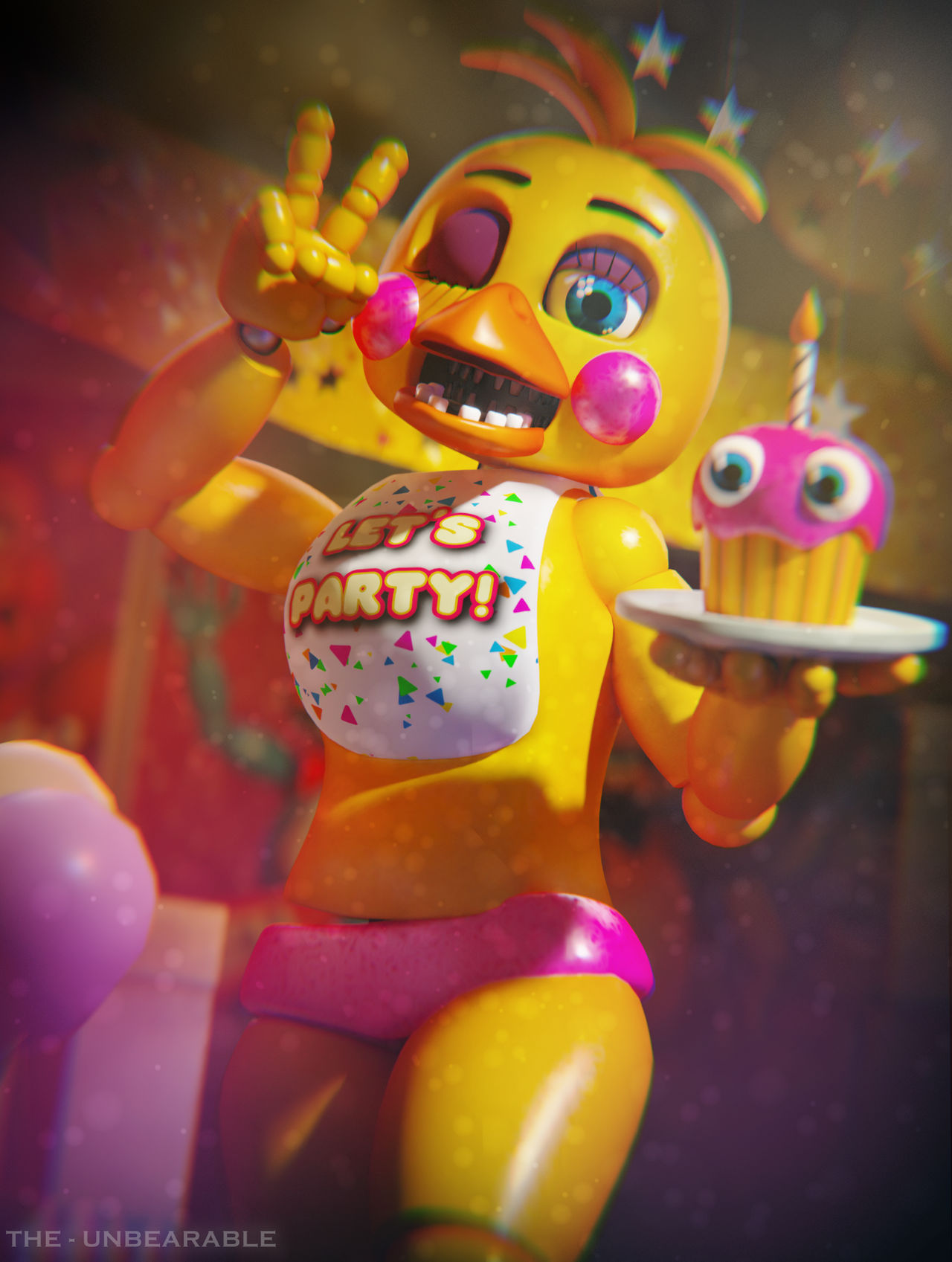 FNAF 2 Toy Chica Poster By TheUnbearable101 On DeviantArt fnaf-2-toy-chica-poster-by-theunbearable101-on-deviantart