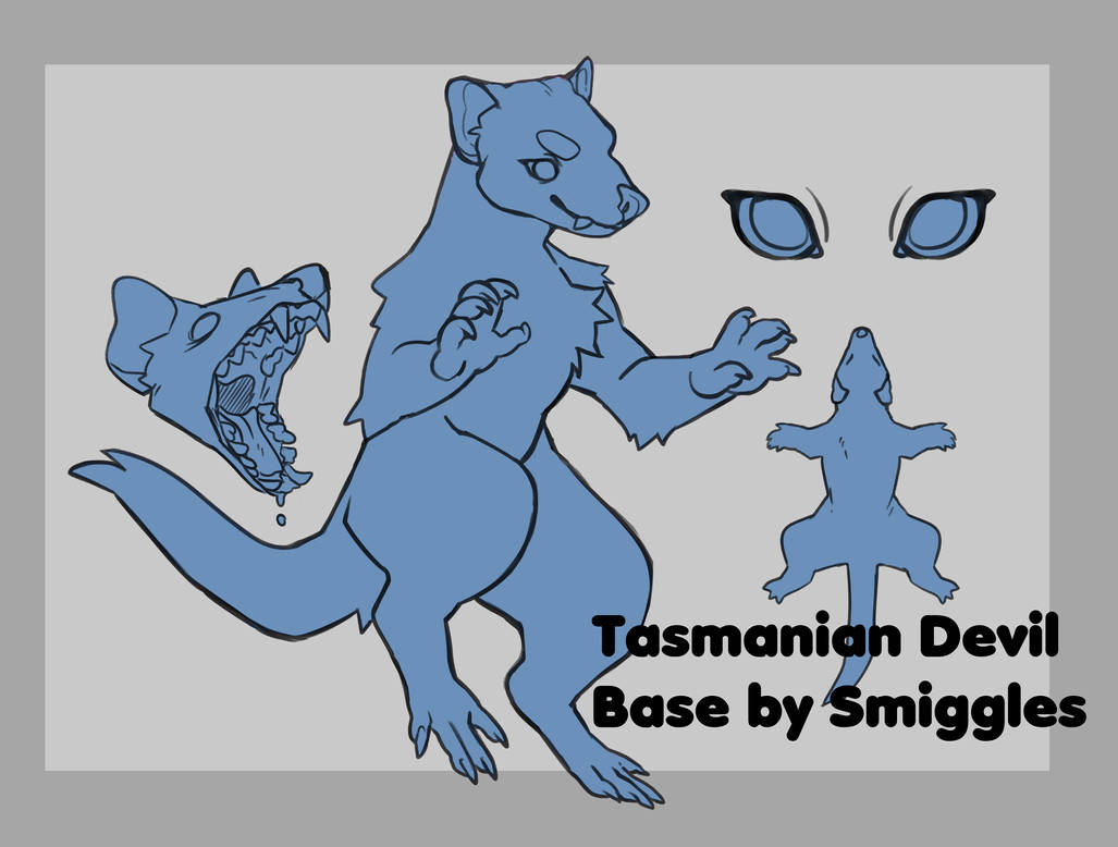 Devil Base Draw Tasmanian Devil Base by KingSmiggles on DeviantArt