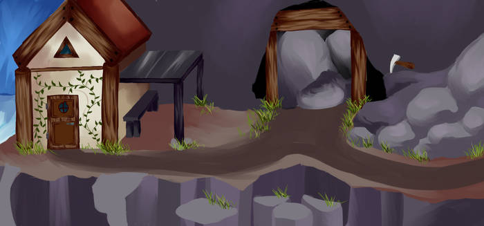 WT | Blacksmith's house and Mountain entrance