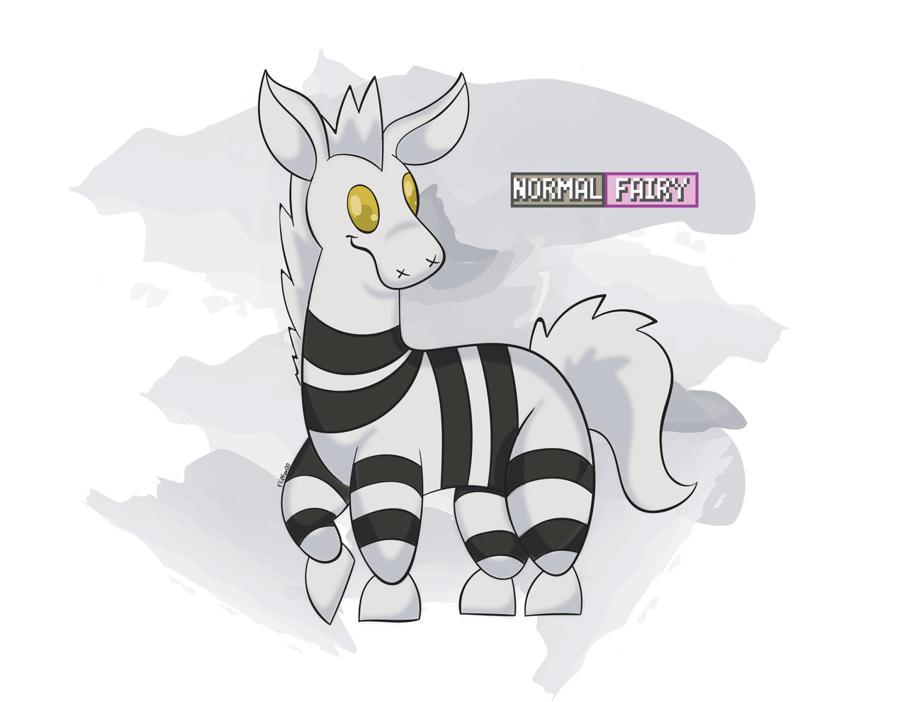 REQUEST: Toy Zebra Fakemon