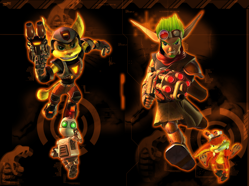 Ratchet and Jak wallpaper