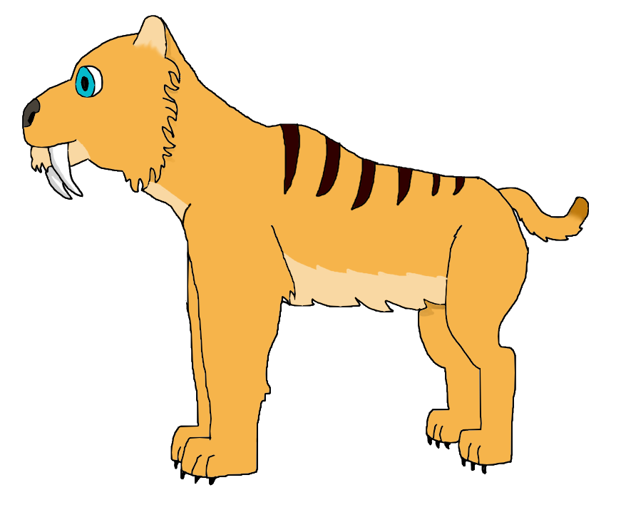 Saber tooth tiger by Bubblecat14 on DeviantArt