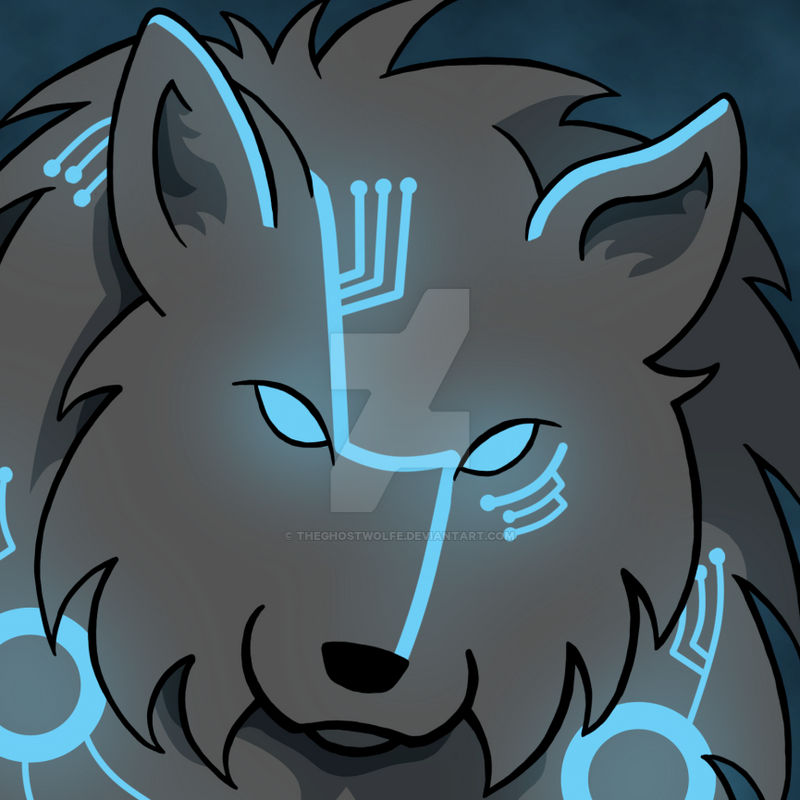 Computer Wolf Deviantart In the Computer Detail by theGhostWolfe on DeviantArt
