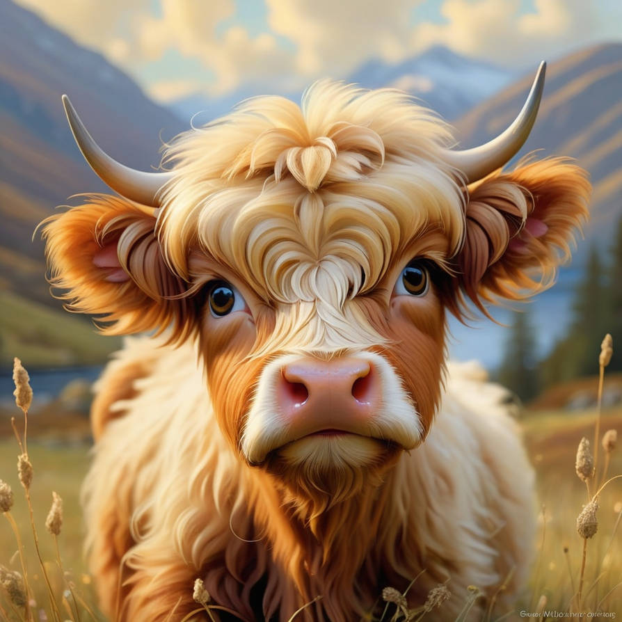 Close-up Portrait of a Domesticated Cow Looking at by RasmusAndersen on ...