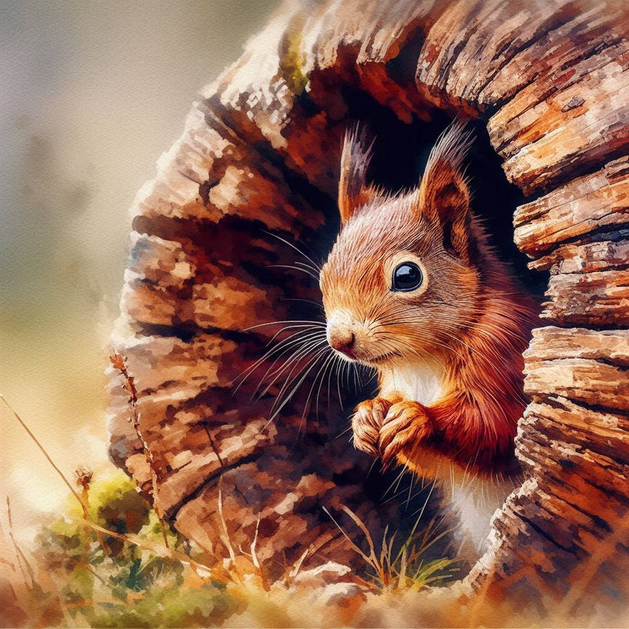 Deviantart Risumon Squirrel A squirrel by RasmusAndersen on DeviantArt