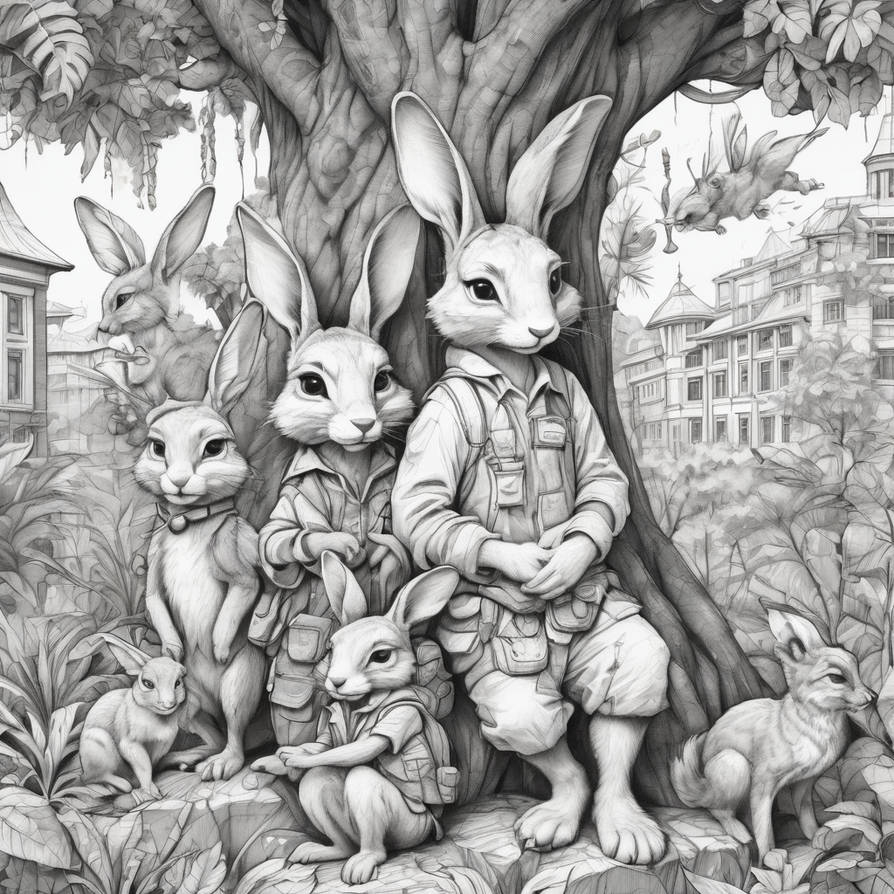 Deviantart Sir Rabbits Rabbits with their teachings by RasmusAndersen on DeviantArt
