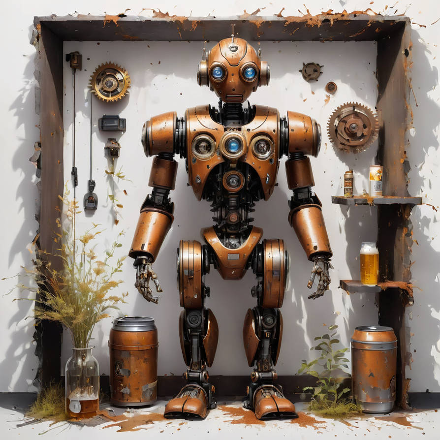 Old rusty robot by RasmusAndersen on DeviantArt