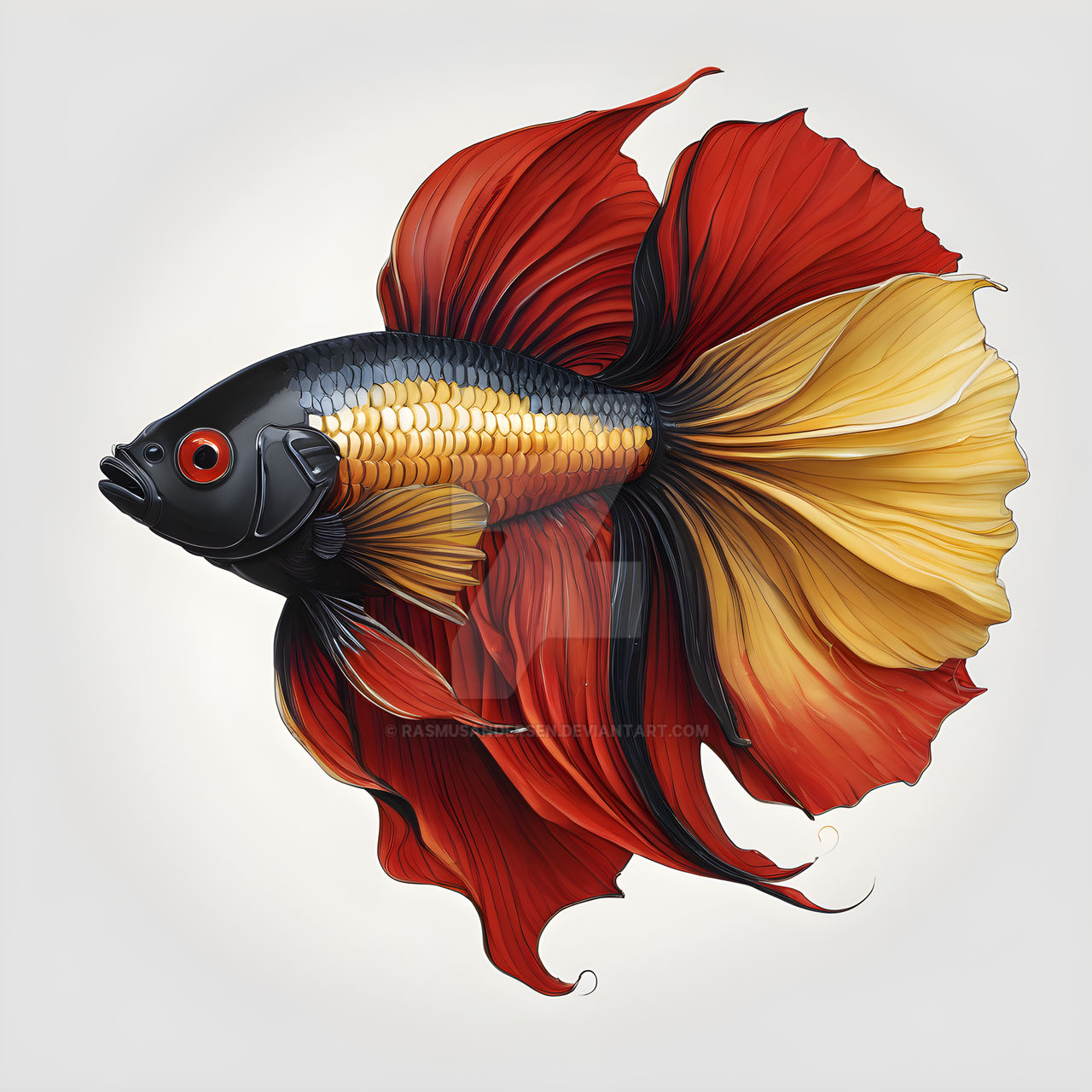 Two Fish Beta Ink beta fish by RasmusAndersen on DeviantArt