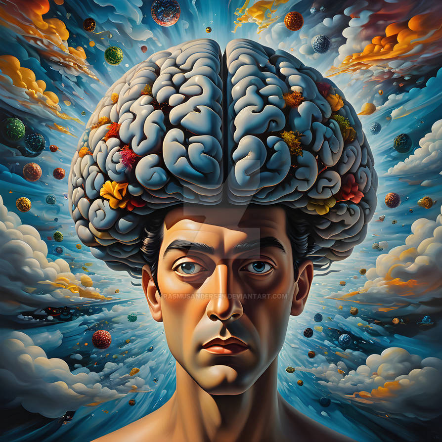 Man Brain Obsessing The man with the big brain by RasmusAndersen on DeviantArt