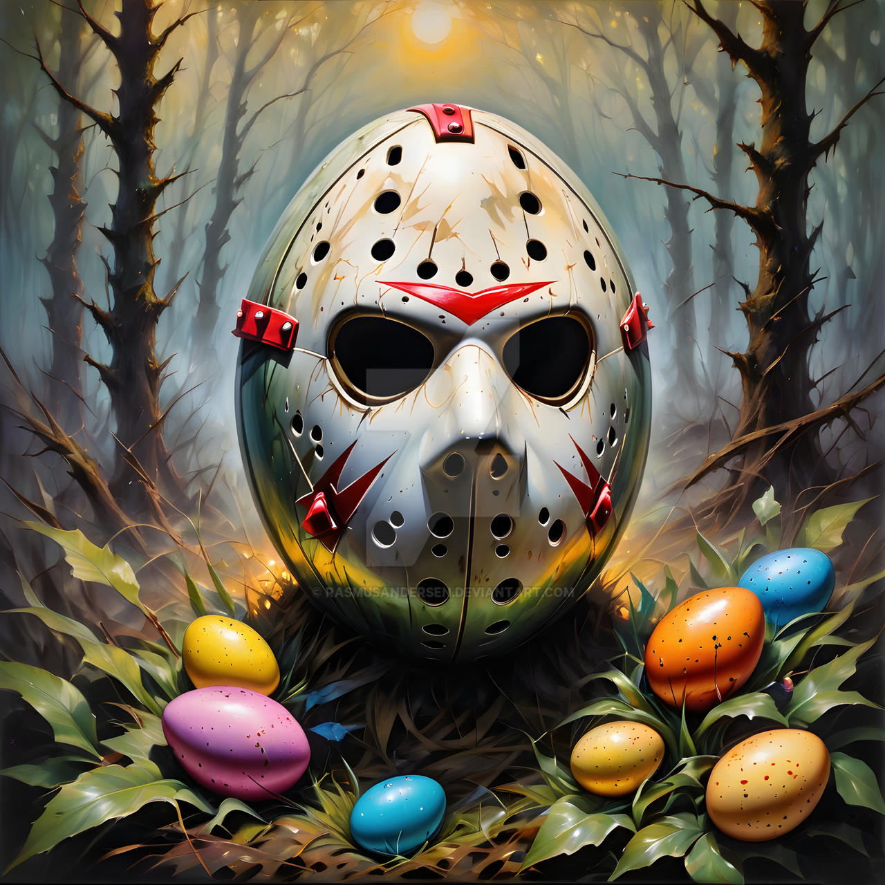 Jason Voorhees Easter Egg by RasmusAndersen on DeviantArt