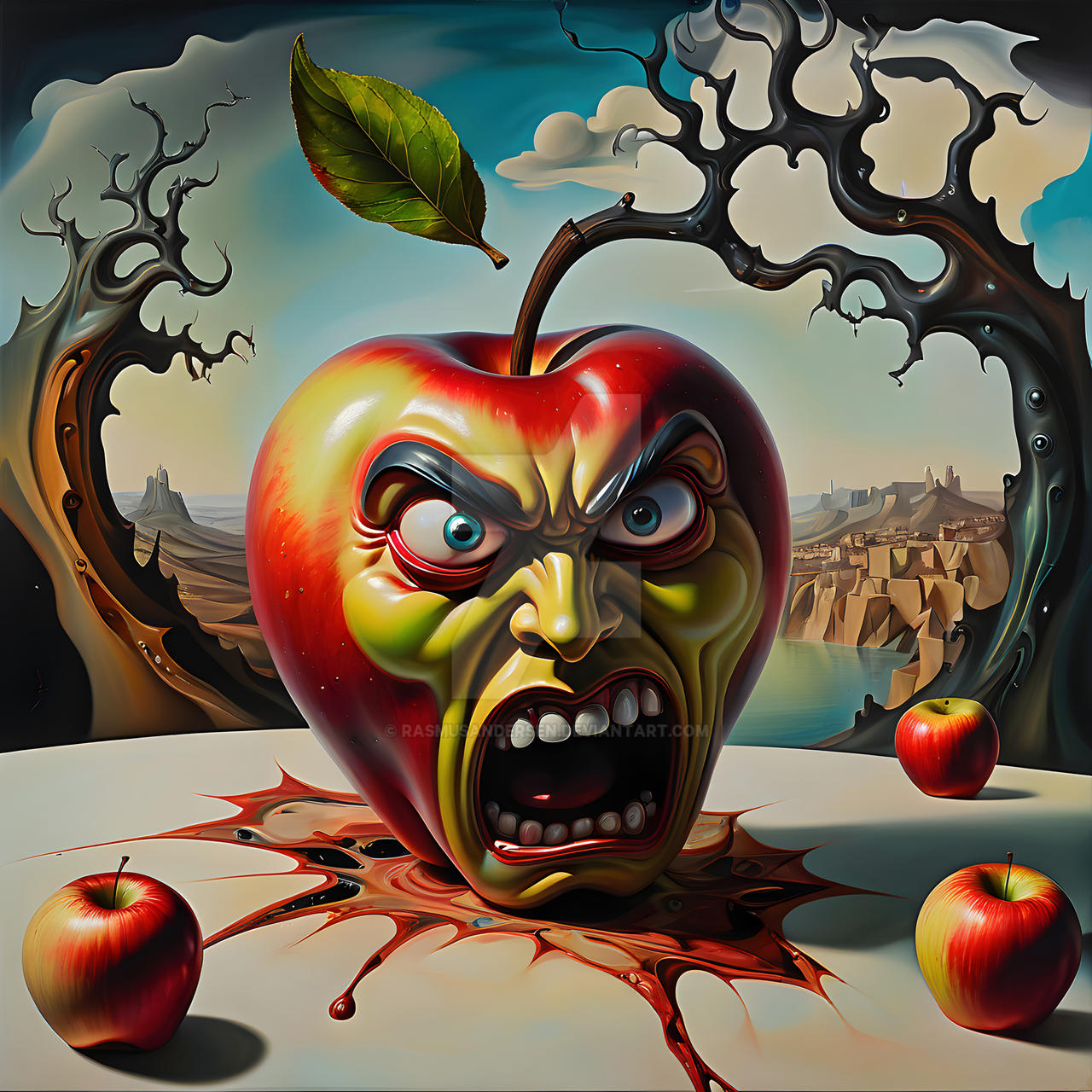 The angry apple by RasmusAndersen on DeviantArt