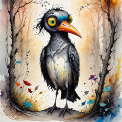 Big eye bird
