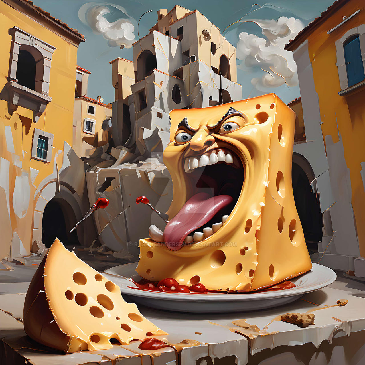 Strong cheese by RasmusAndersen on DeviantArt