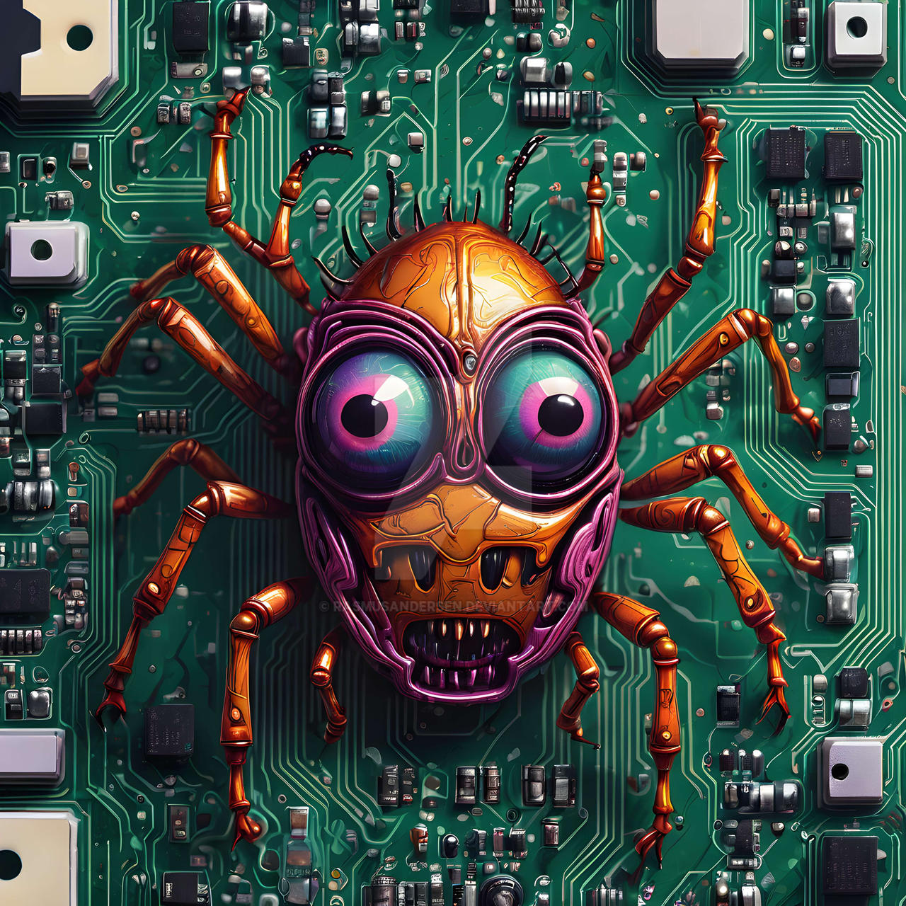 Computer Bug Design Computer Bug by RasmusAndersen on DeviantArt
