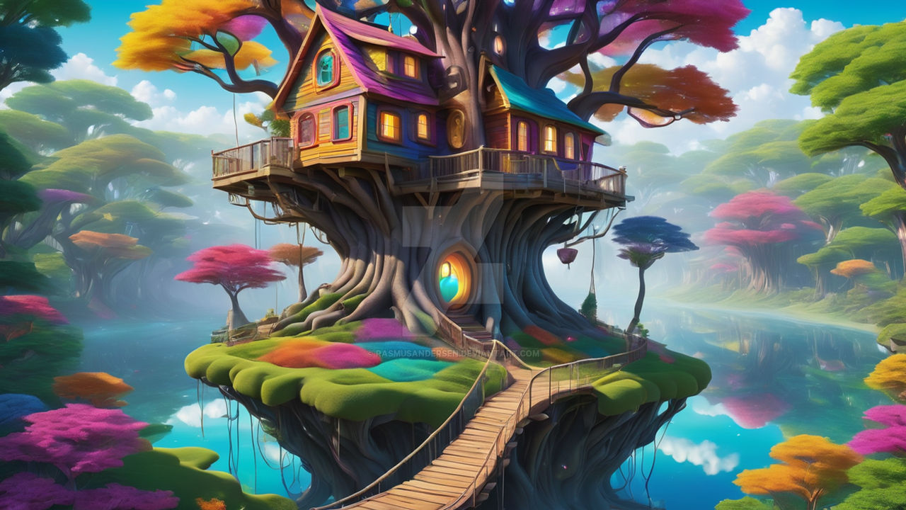 Surreal Dream Treehouse by RasmusAndersen on DeviantArt