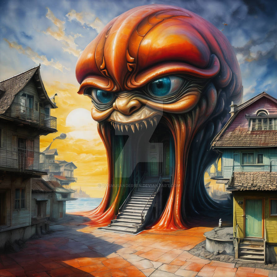 Terrifying Deviantart A terrifying entrance by RasmusAndersen on DeviantArt