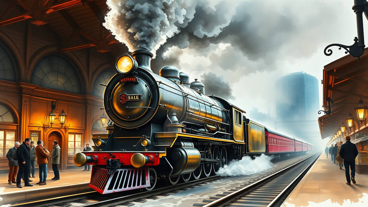 The express arrives by RasmusAndersen on DeviantArt