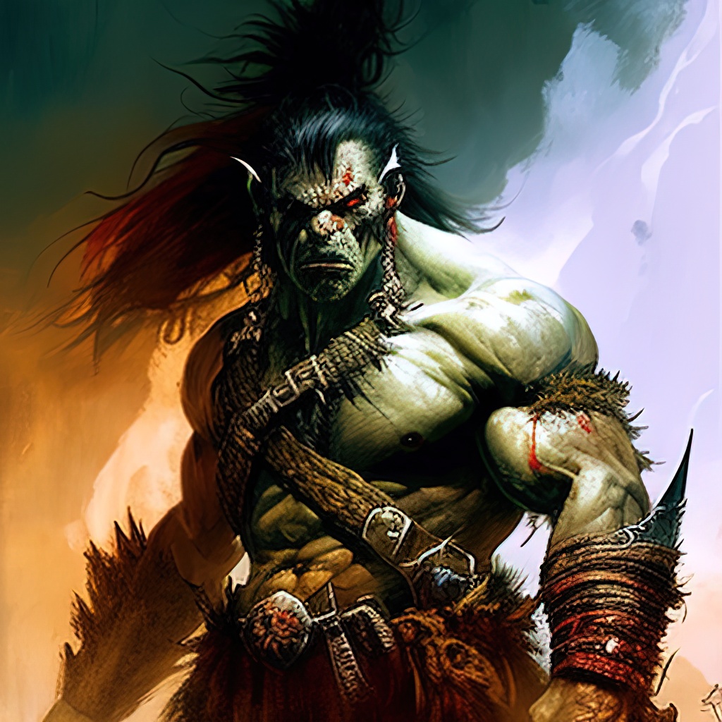 Barbarian Orc by Dr4zz1c on DeviantArt