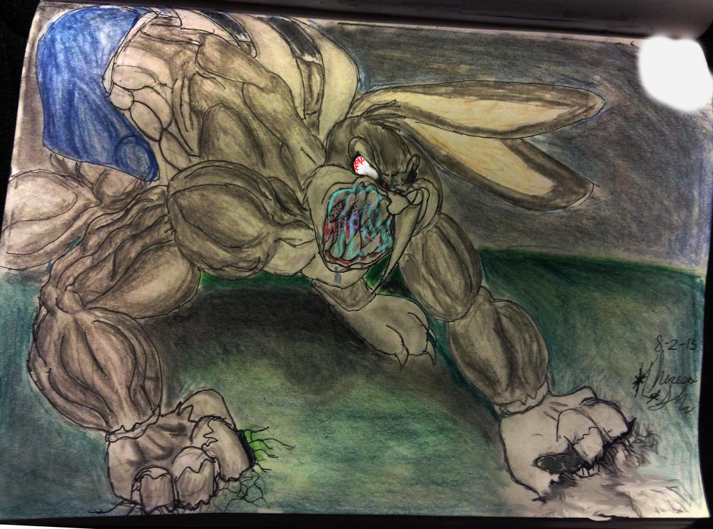 Shaw Vs Were Rabbit Wild savage wererabbit by Bugssayian27 on DeviantArt