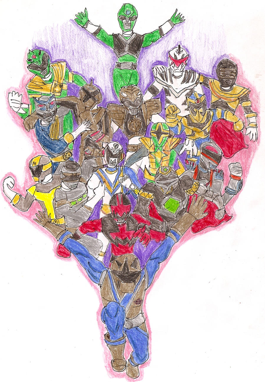 Sixth Rangers Epic Color Penc by LavenderRanger on DeviantArt