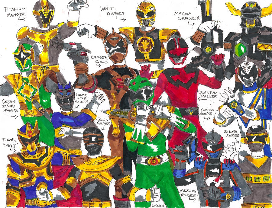 sixth rangers 2009 marker by LavenderRanger on DeviantArt