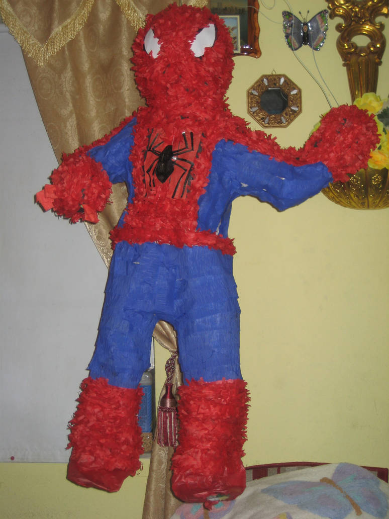 Spiderman pinata by LavenderRanger on DeviantArt