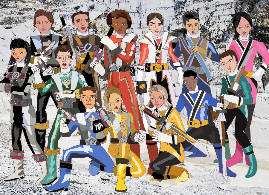 Super Samurai Rpm RPM Samurai Teamup by LavenderRanger on DeviantArt